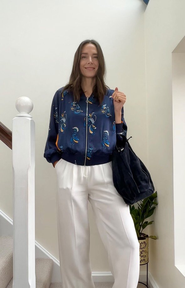 Lilysilk Silk Jacket, Size 10 (RRP £169)