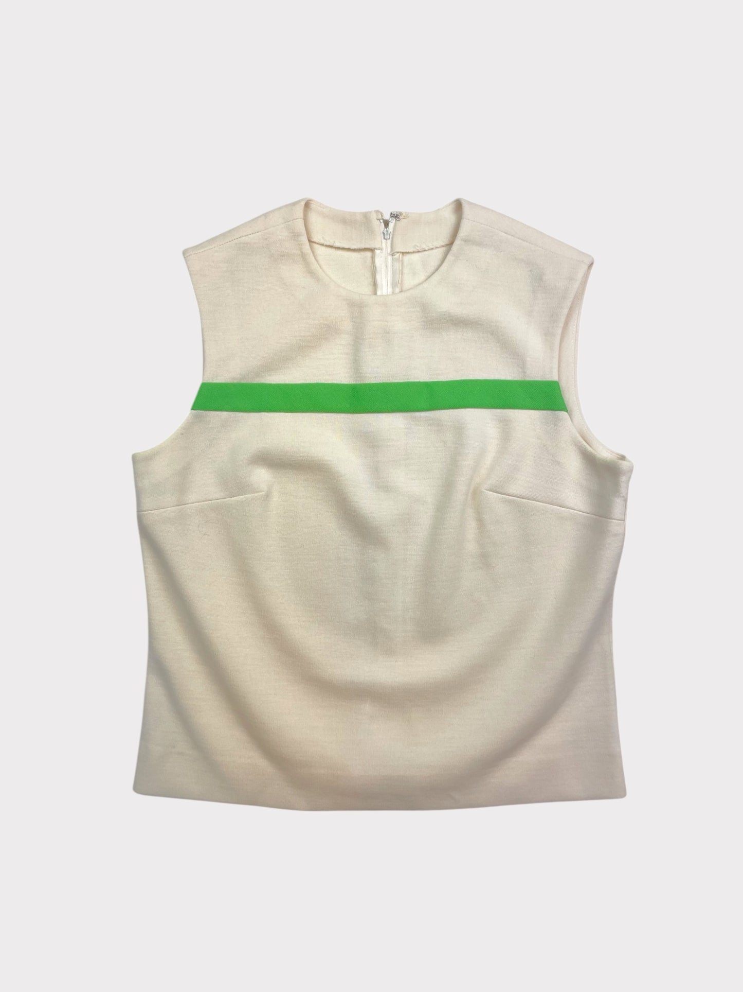 Vintage Cream Top, fits a size 10/12