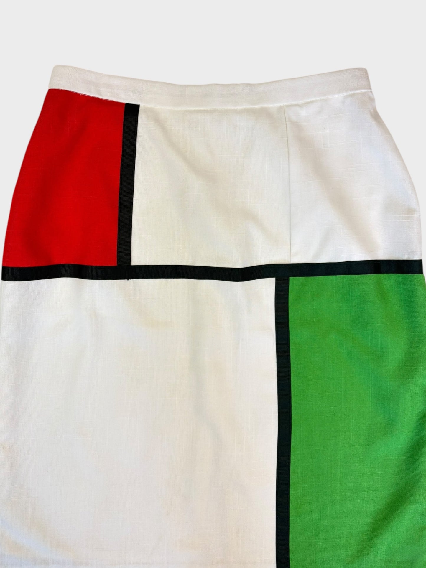 Vintage Colour Block Skirt, fits a size 10 or 12