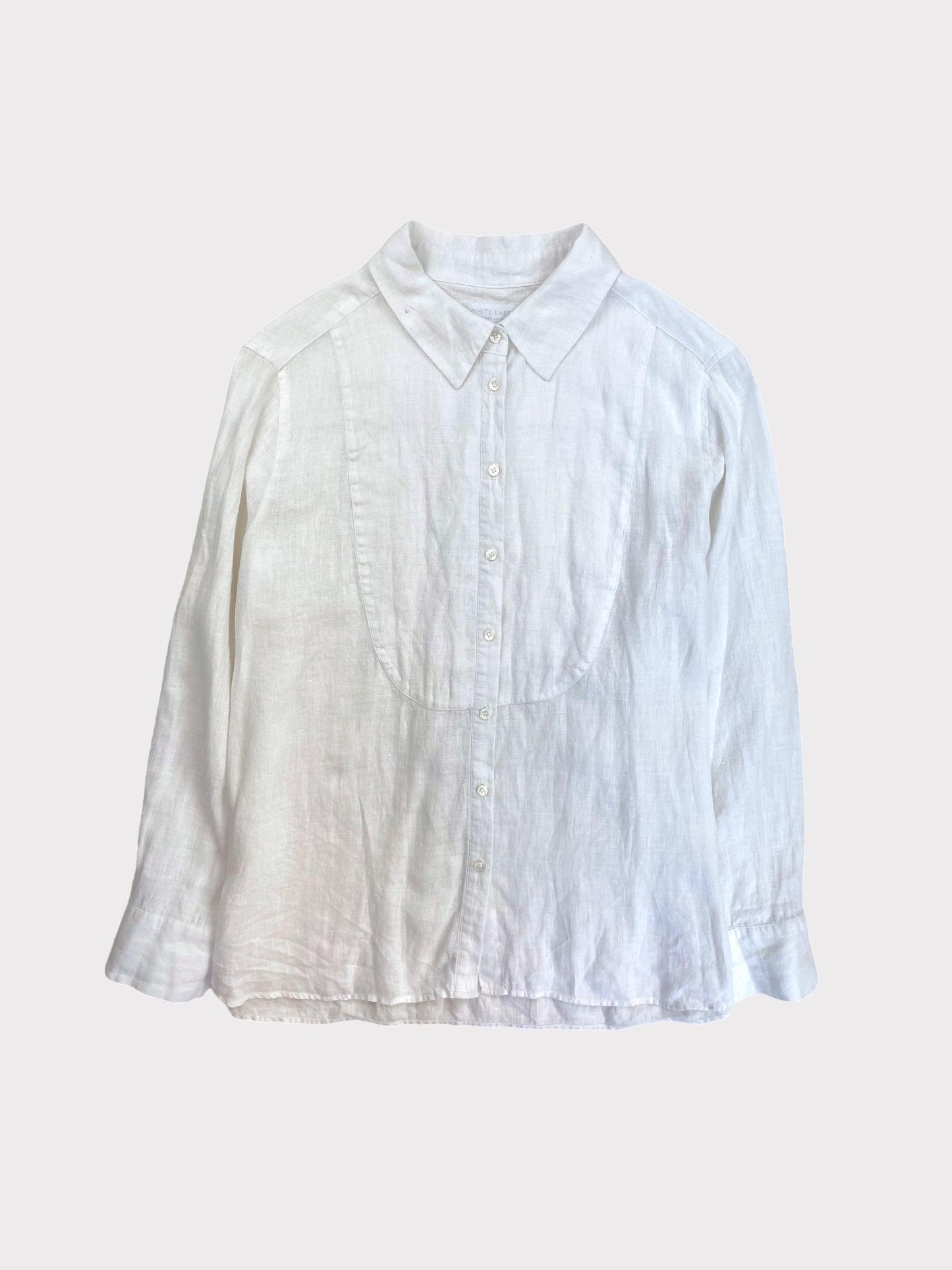 The White Company White Label Linen Shirt, Size 12