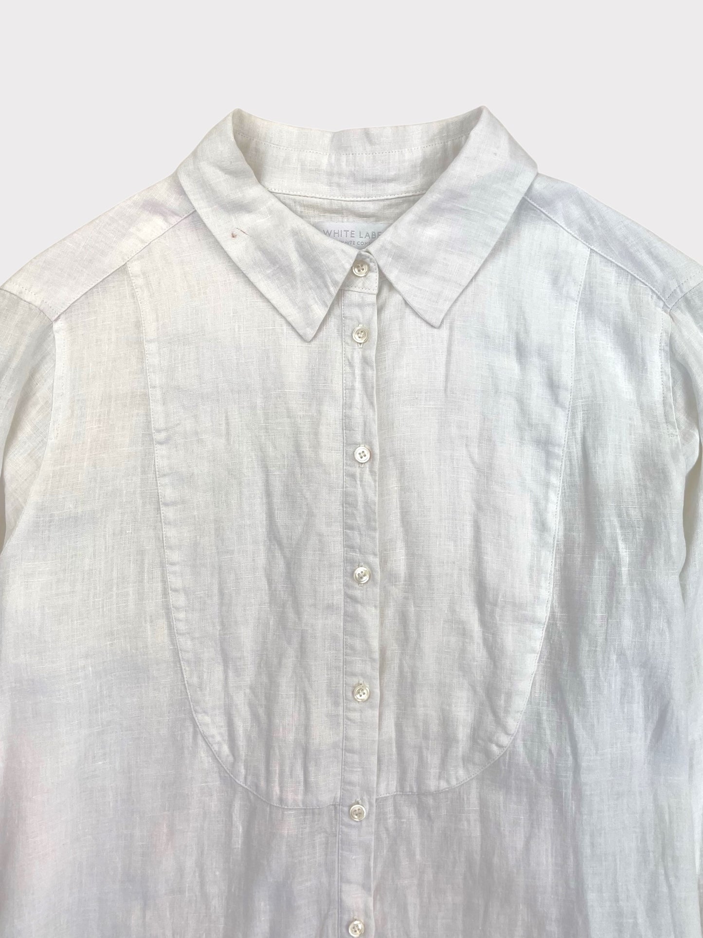 The White Company White Label Linen Shirt, Size 12