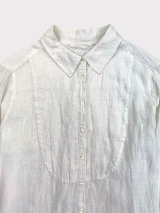 The White Company White Label Linen Shirt, Size 12