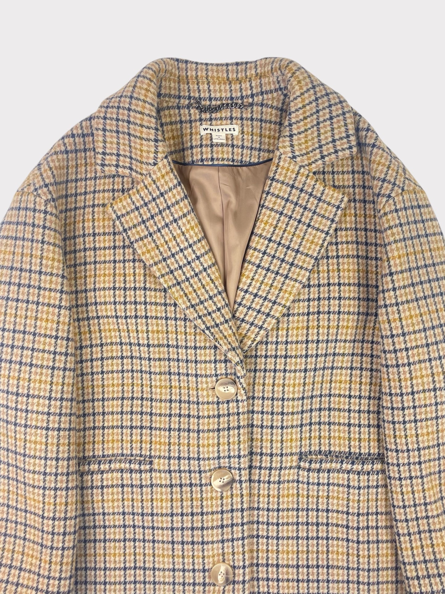 Whistles Wool Coat, Size 14