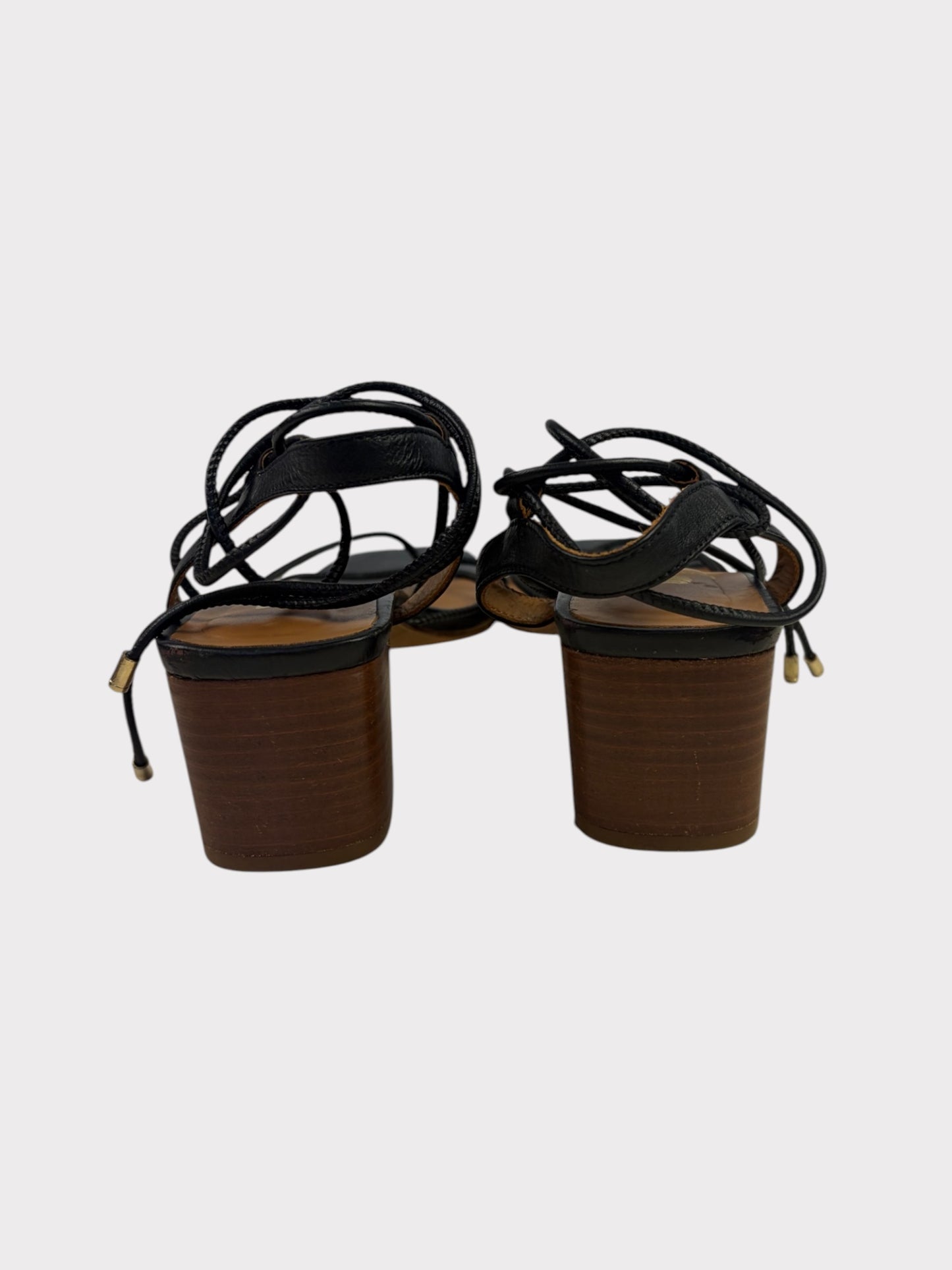 Bobbies Strappy Sandals, Size 40