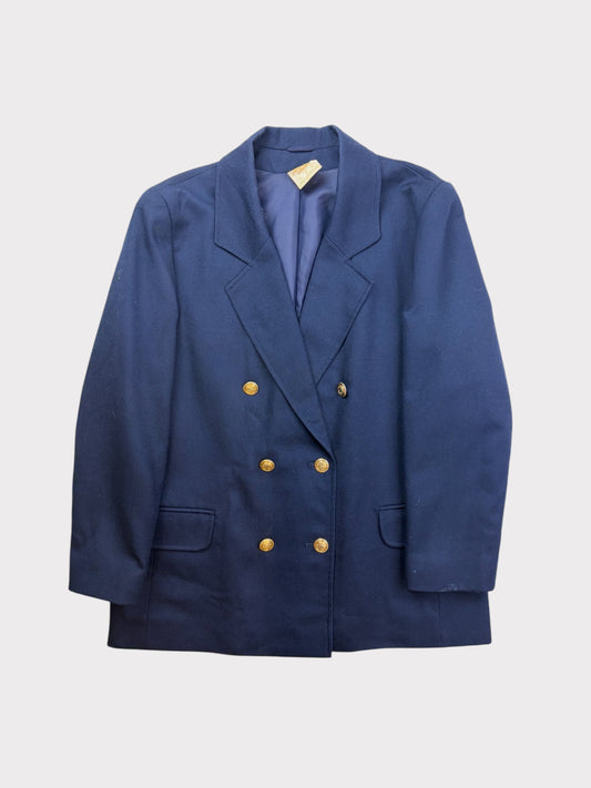 Vintage Wool Blazer, Size 12