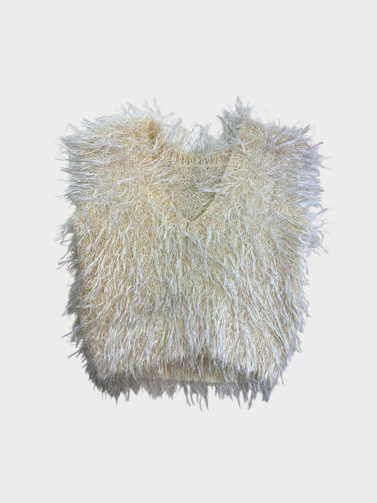 Vintage Sparkly Fringed Jumper, Fits a Size 8/10