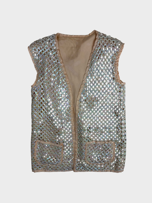 Sequin Waistcoat, Fits a size 10