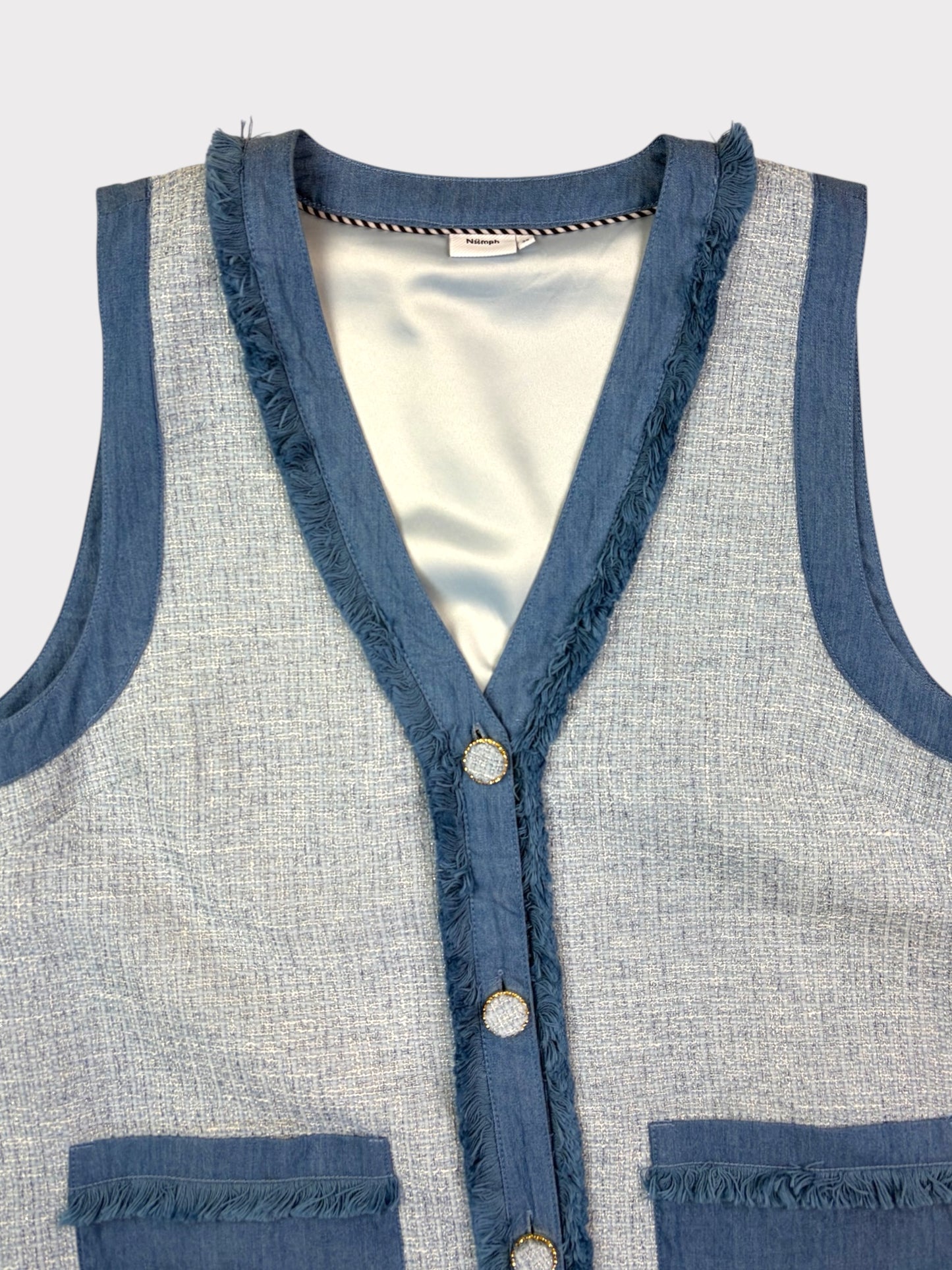 Numph Waistcoat, Size 36, fits a Size 10 fine