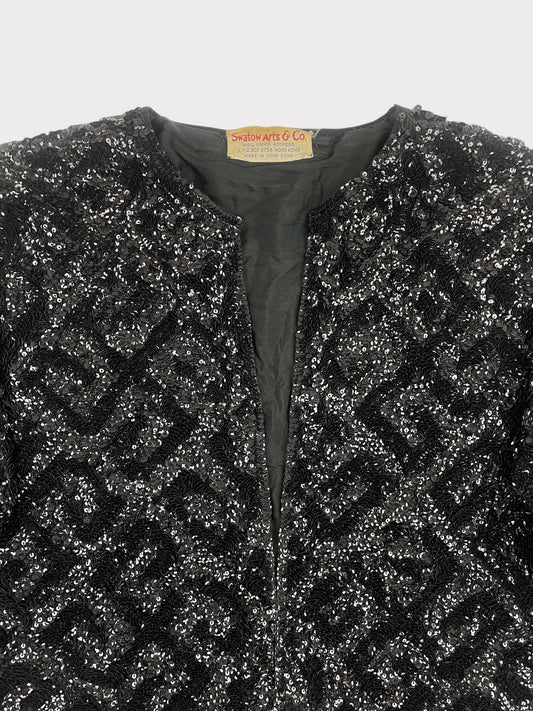 Vintage Embellished Jacket, Size 44. fits a 10 fine