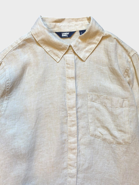 Lands' End Linen Shirt, size M