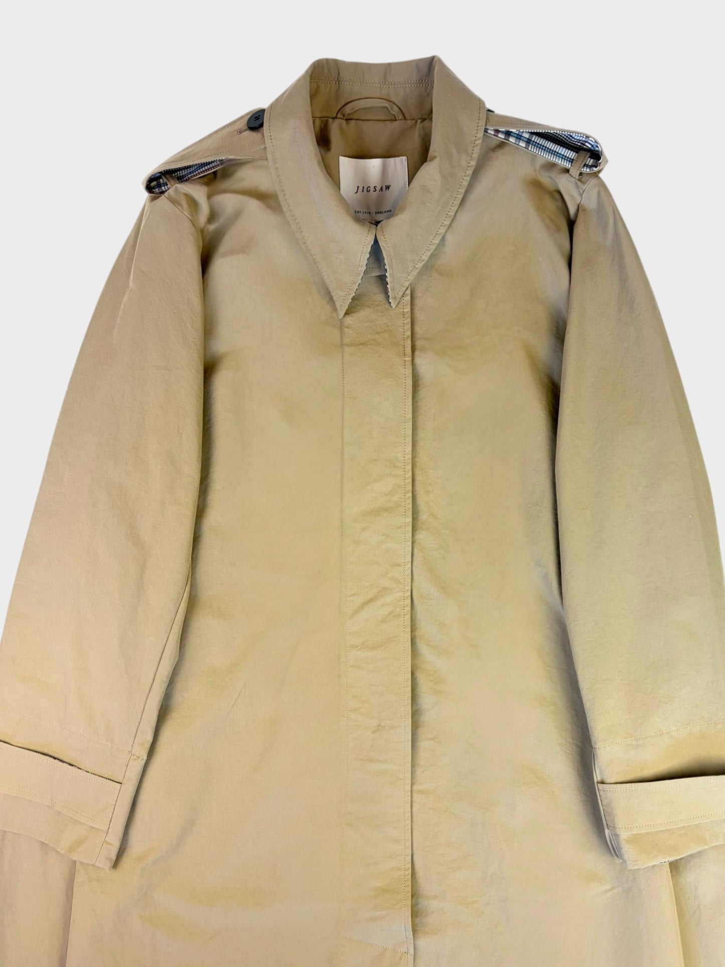 Jigsaw Trench Coat, Size M/L, BNWT
