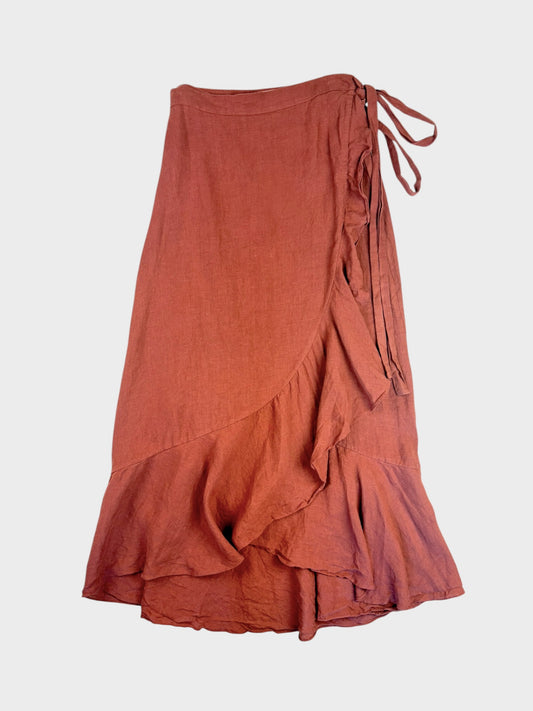 Arkitaip Linen Skirt, Size L