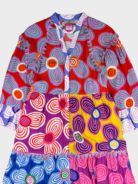 Zandra Rhodes X Celia B Dress, Fits an 8 or 10