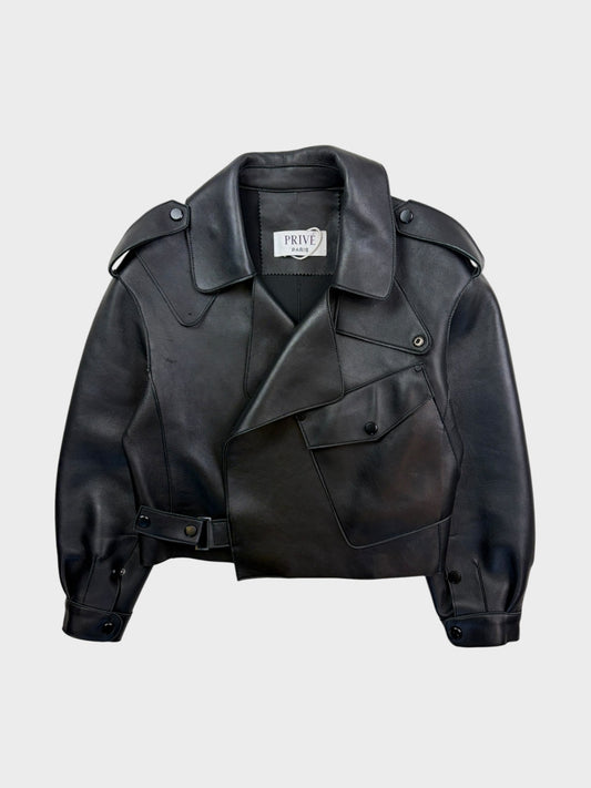 Prive Leather Jacket, Size M