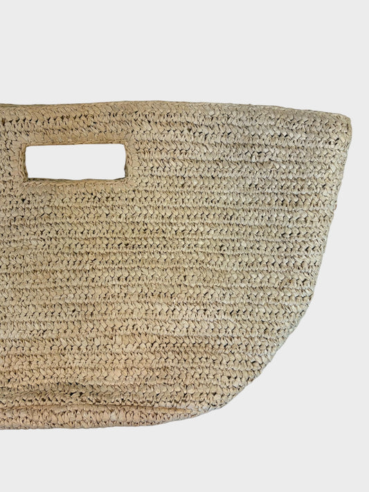 The White Company Raffia Bag