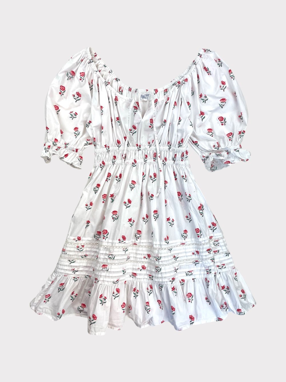 Pink City Prints Dress, Size S