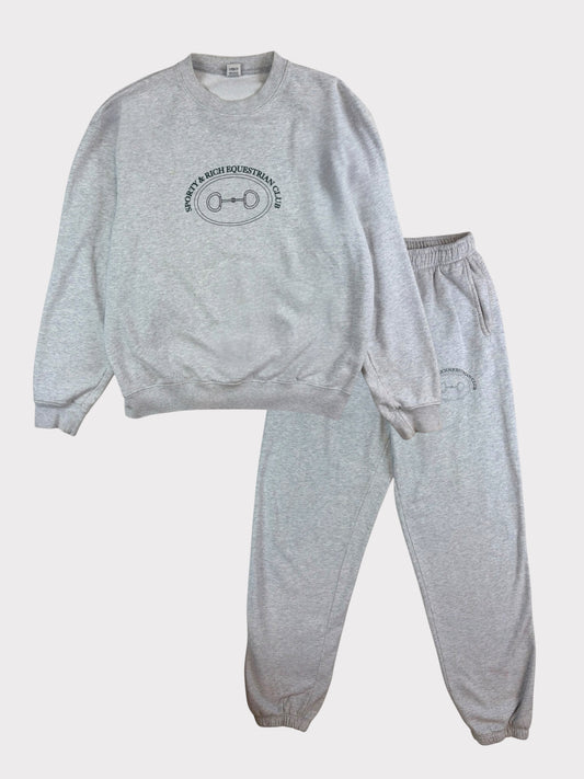 Sporty & Rich Co-ord, Size M Jumper & Size S Joggers