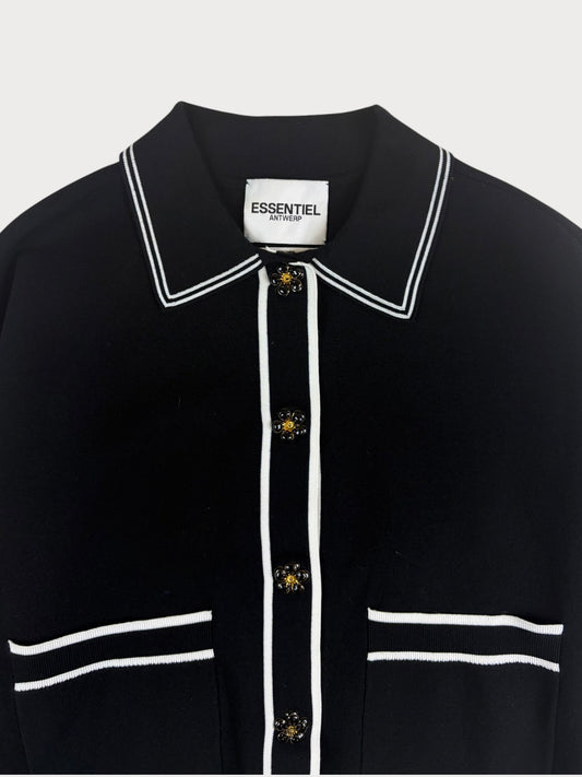 Essentiel Antwerp Cardigan, Size XS. Fits and 8 or 10 fine