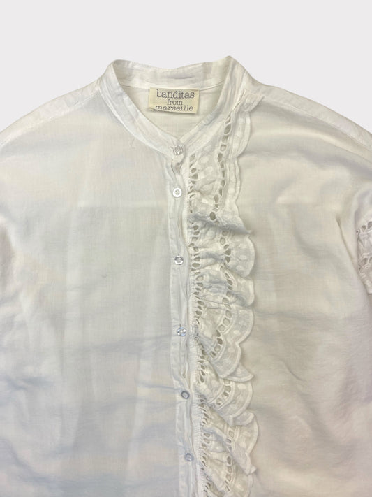 Banditas From Marseille Blouse, One Size, fits a size 10 or 12