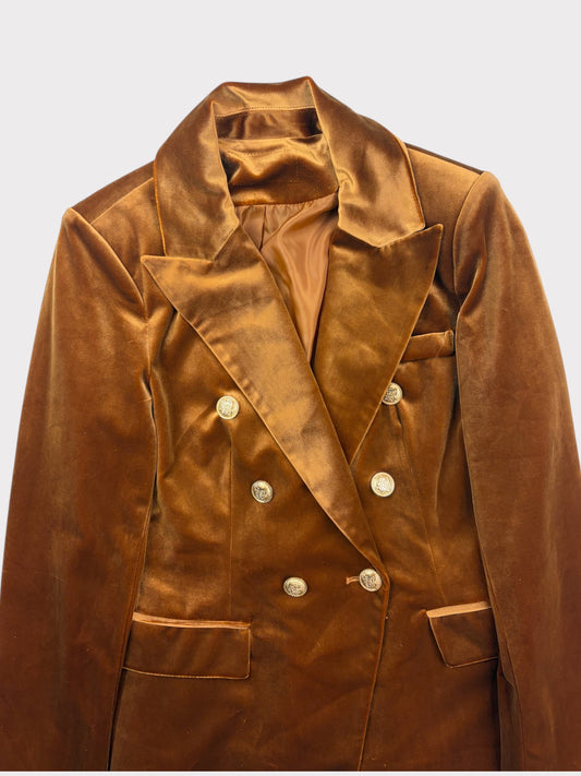 Y London Velvet Blazer, Fits a size 8