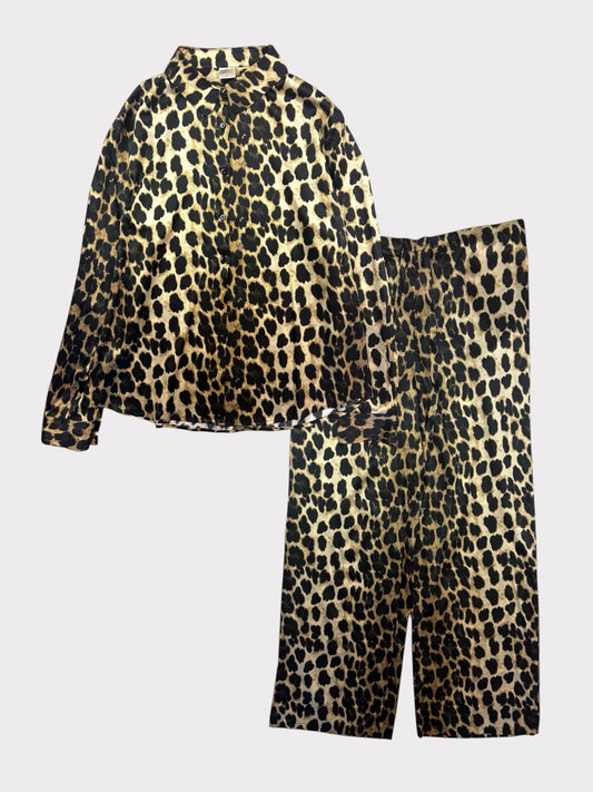 Silk Silky Co-ord, Size M Top, Size S Bottoms