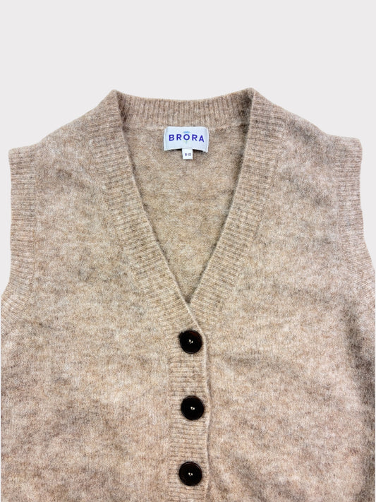 Brora Knitted Waistcoat, Size 8-10