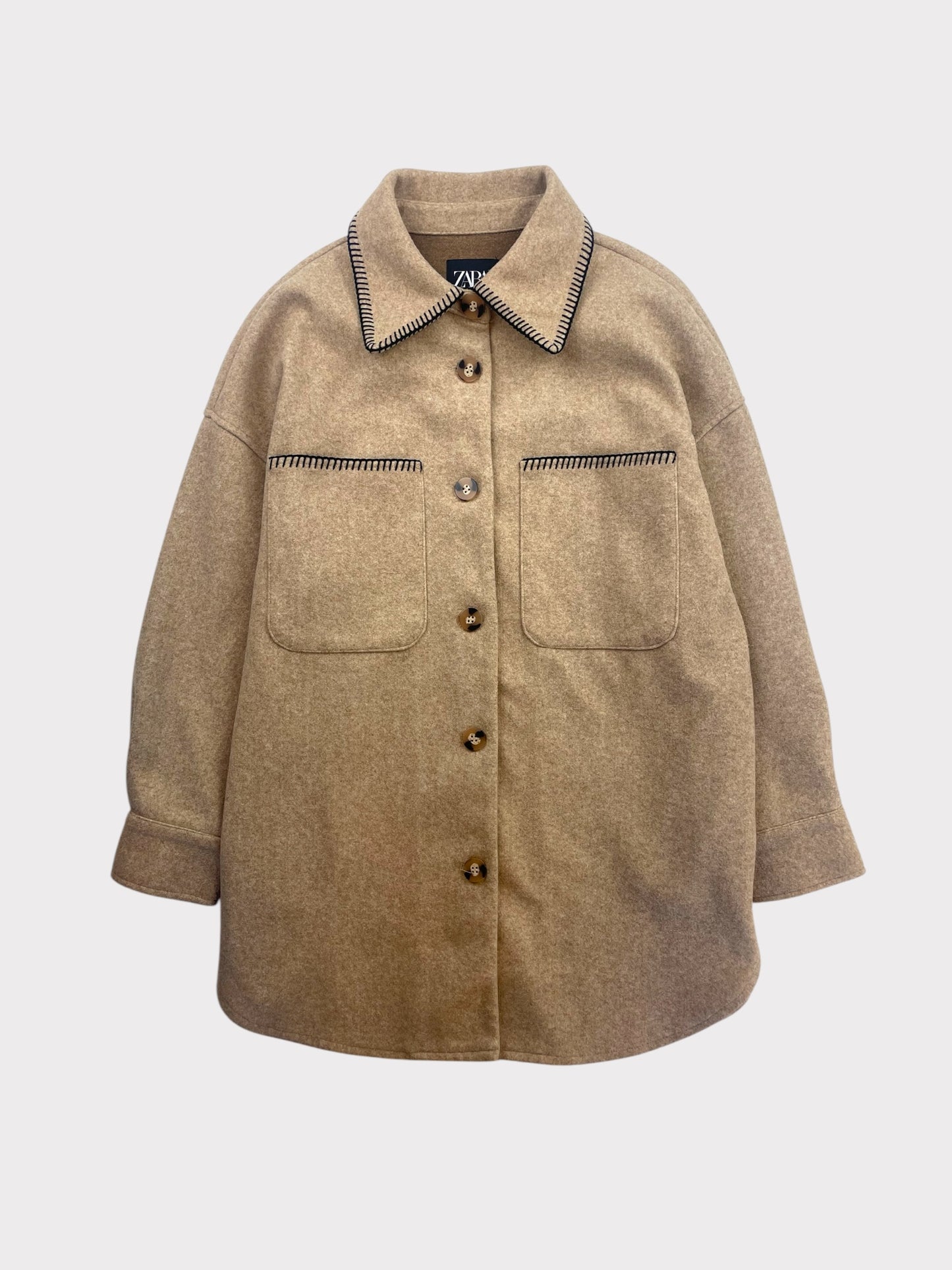 Zara Shacket, Size S. Fits a 10 or 12