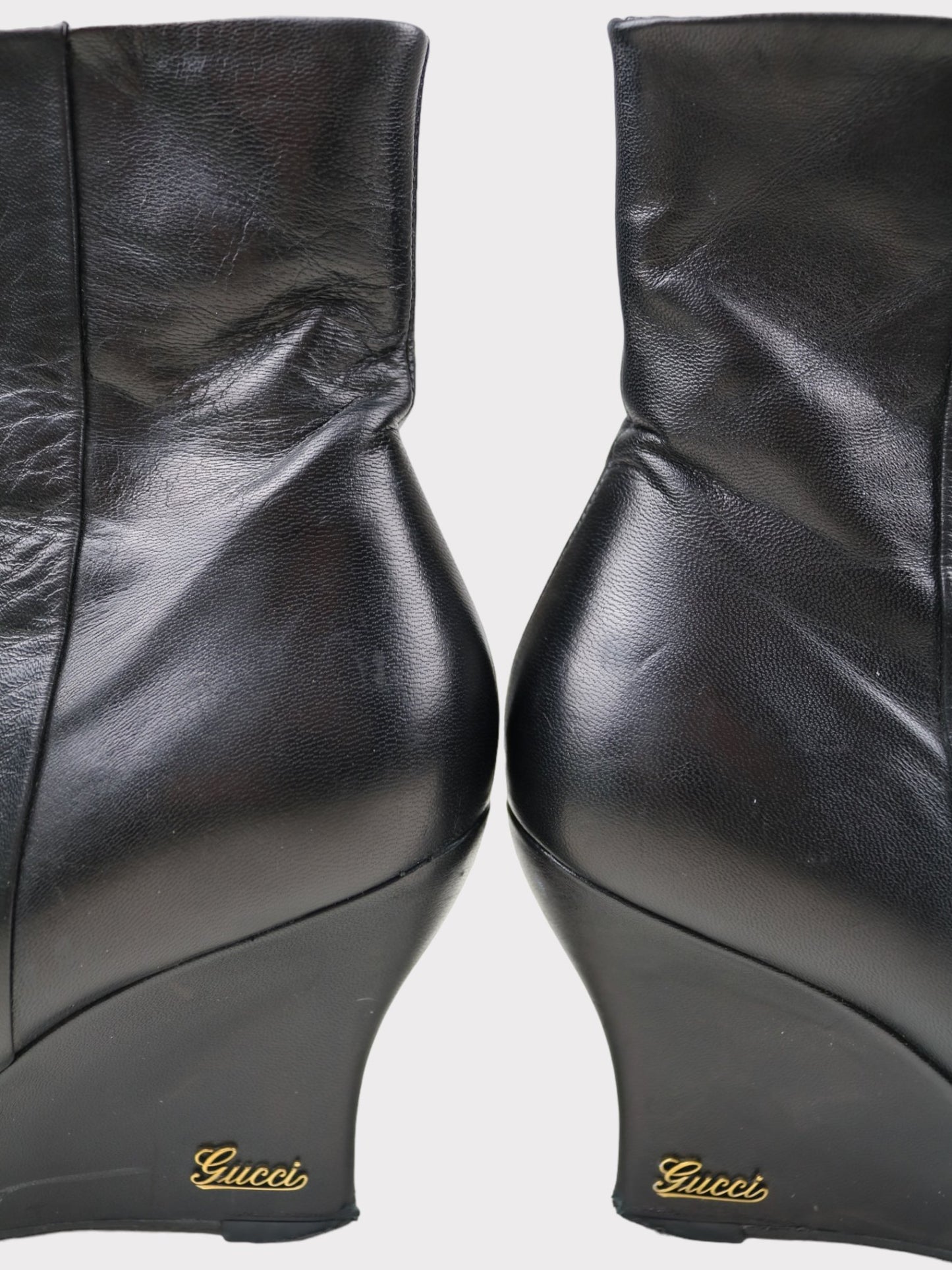 Gucci Wedge Boots, Size 39.5