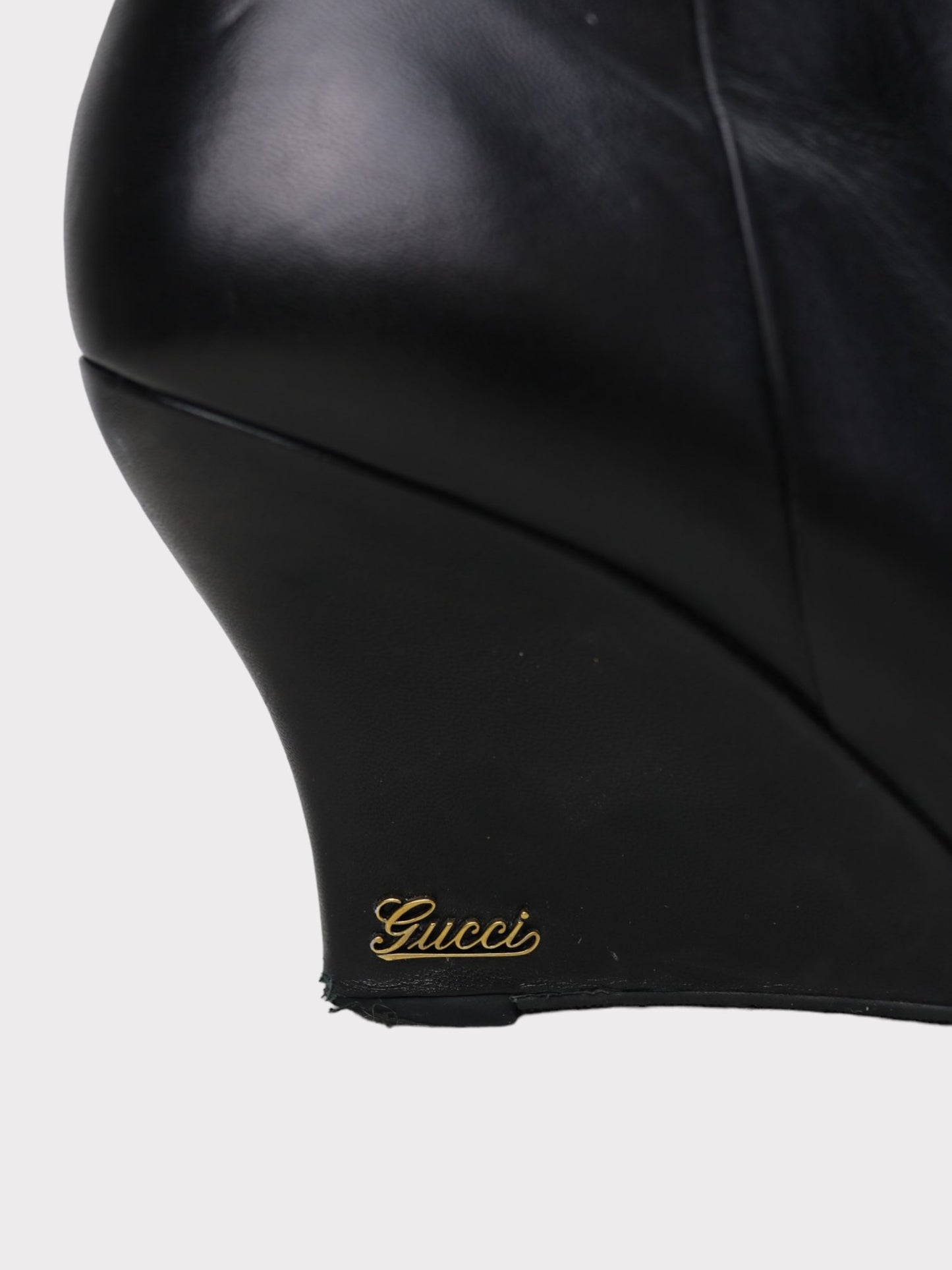 Gucci Wedge Boots, Size 39.5