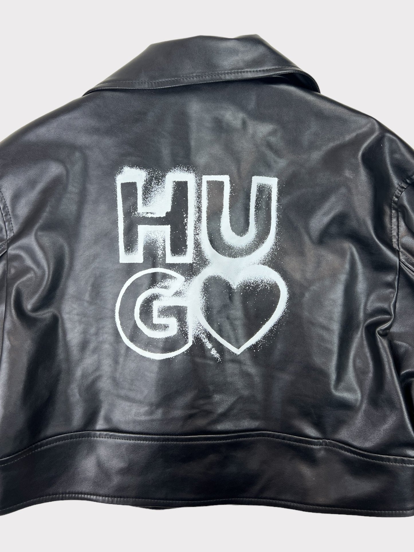 Hugo Boss Faux Leather Jacket, Size 16