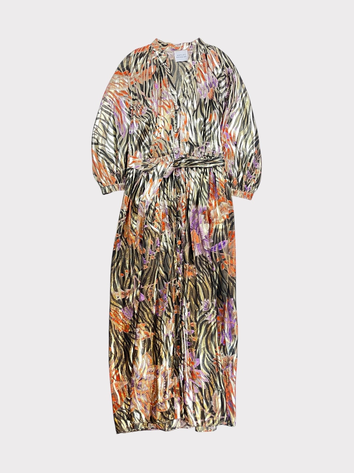 Hayley Menzies Silk Dress, Size XL (RRP £665)