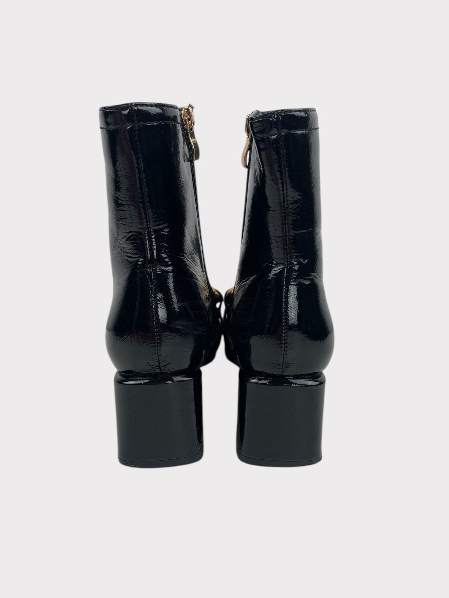 Patent Boots, Size 39