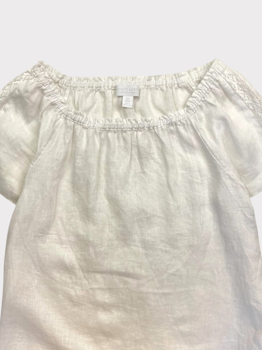 The White Company White Label Linen Top, Size 10