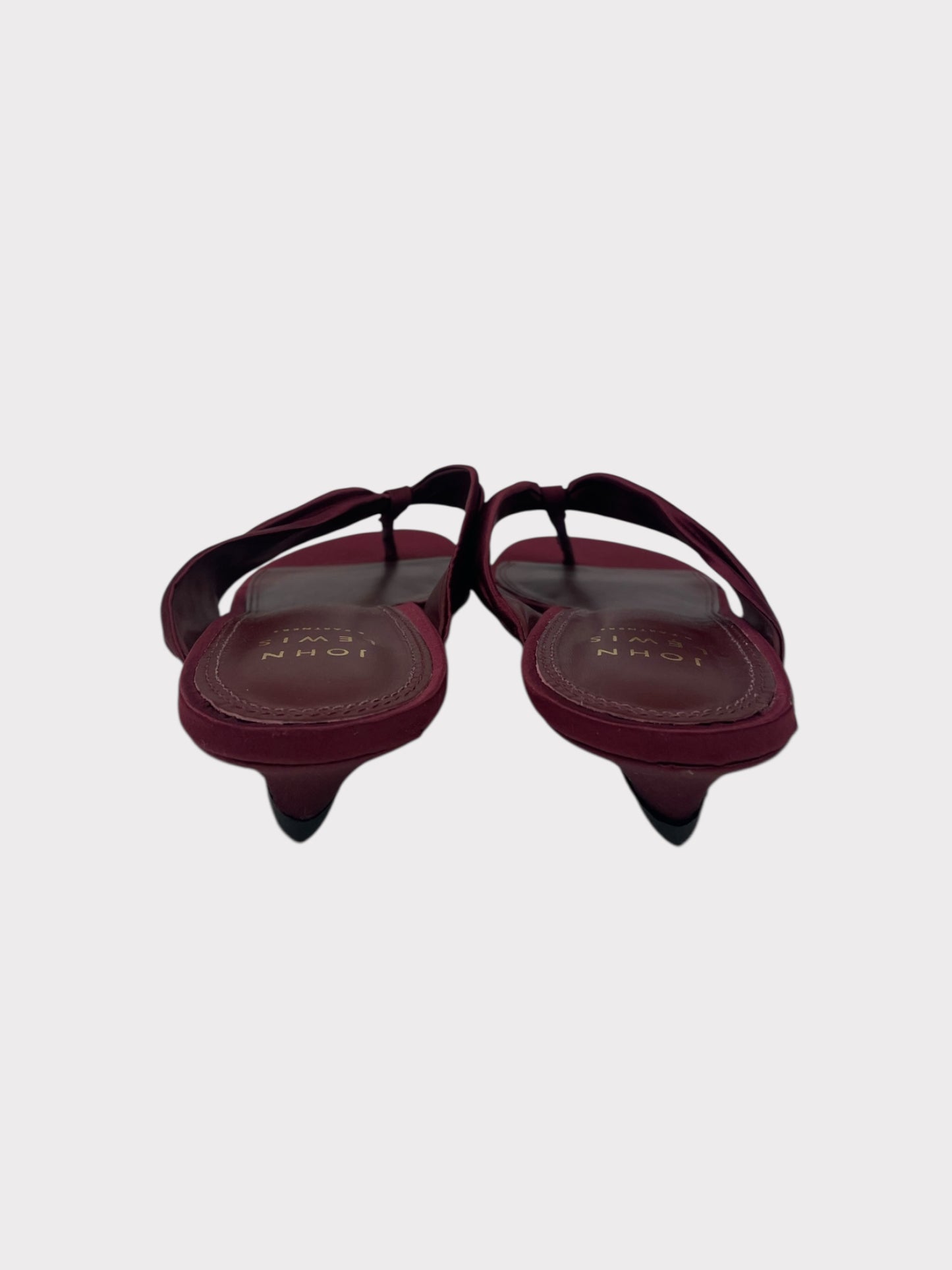 John Lewis Satin Sandals, Size 6