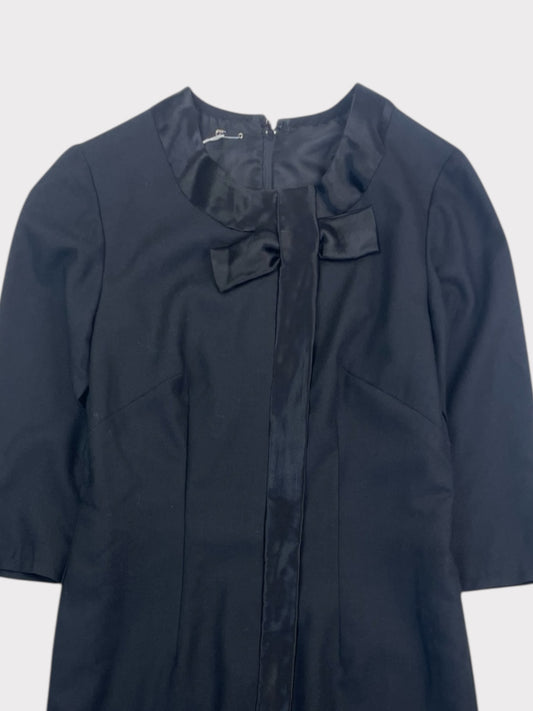 Black Vintage Bow Dress, fits a size 10