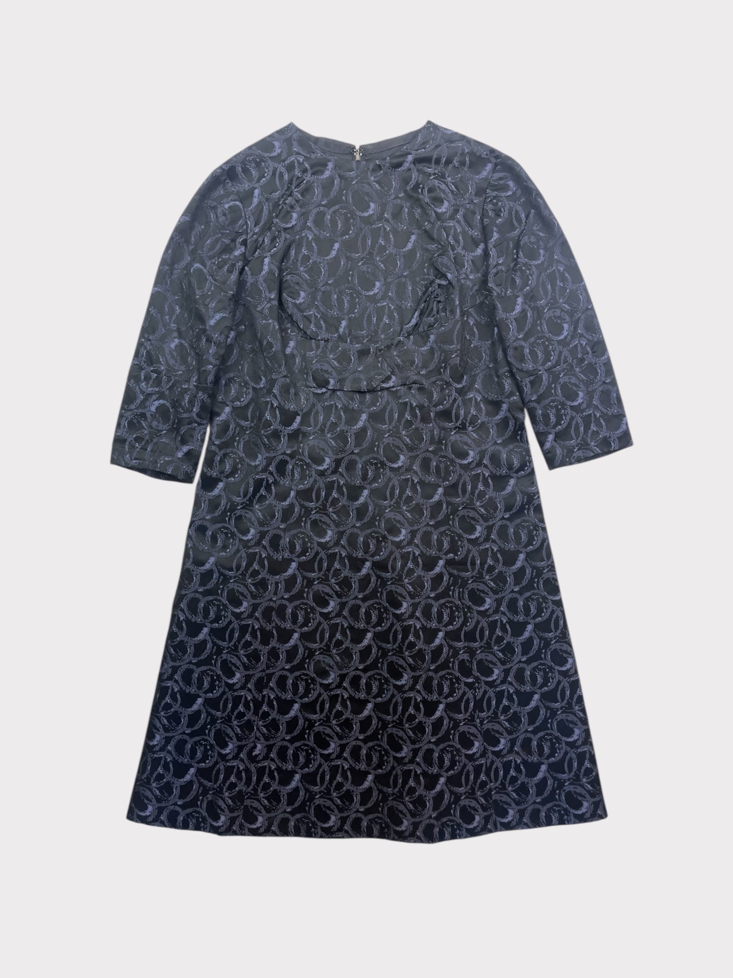 Vintage Brocade Dress, fits a size 8