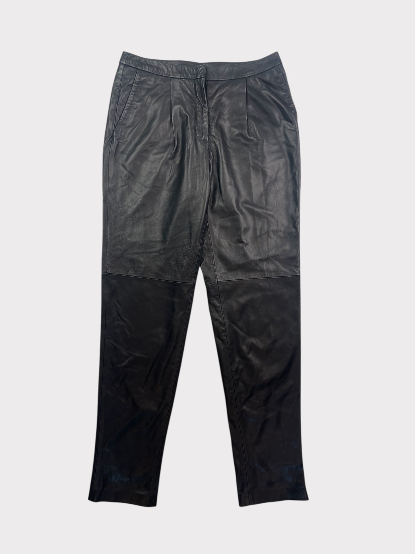 29th October Leather Trousers, Size 38