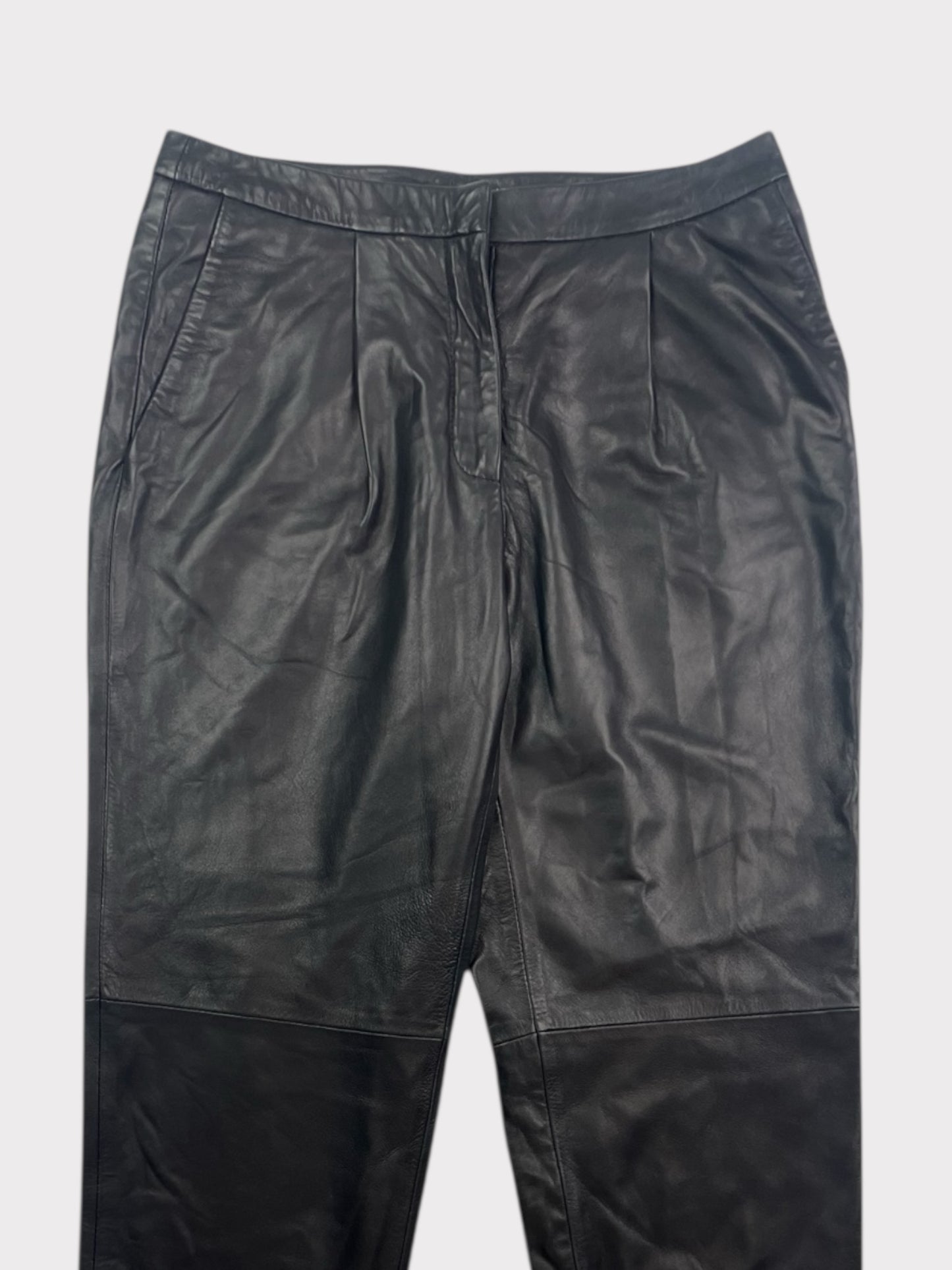 29th October Leather Trousers, Size 38