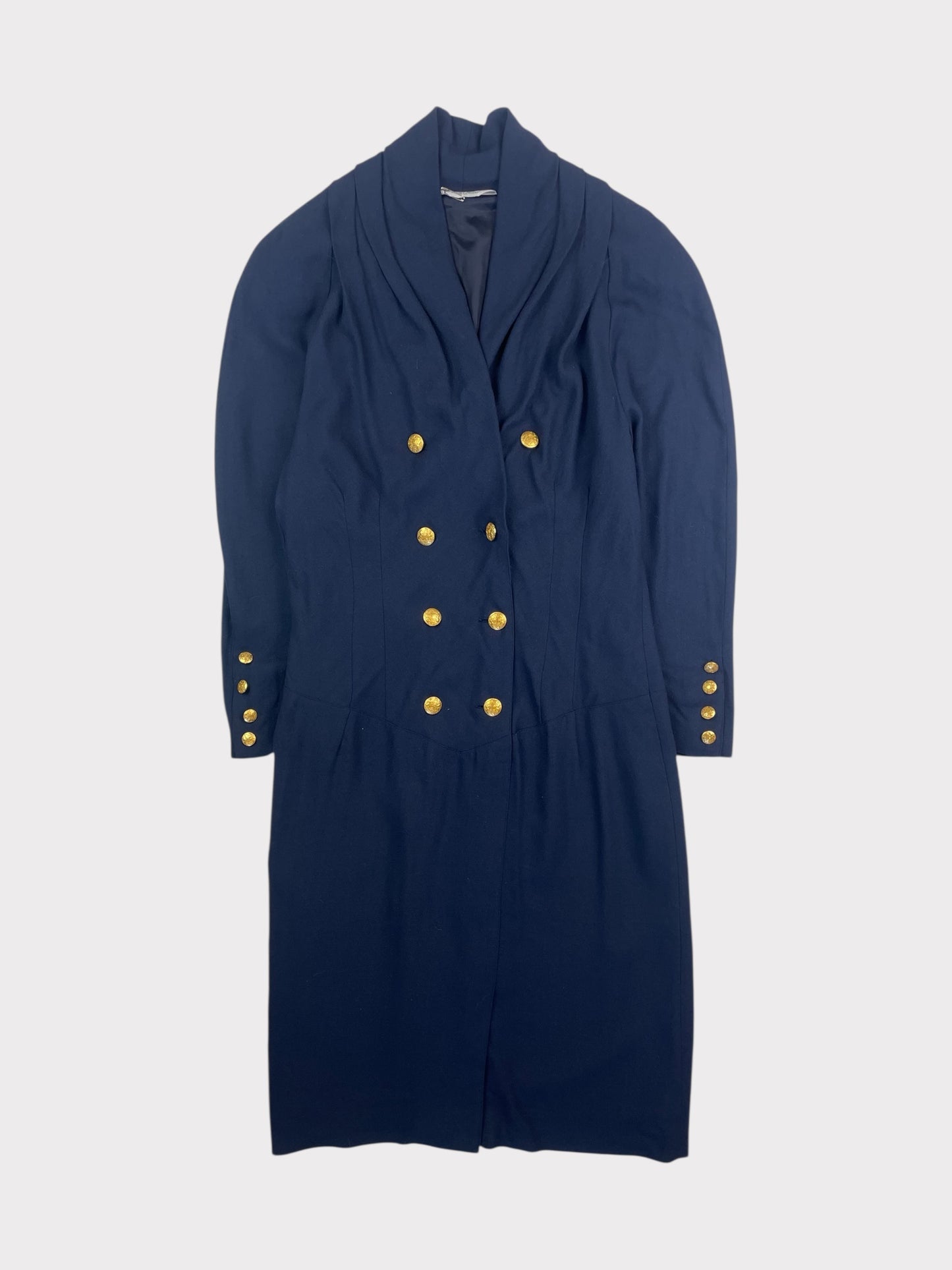 Vintage Navy Military Style Dress, would fit a Size 10 or 12