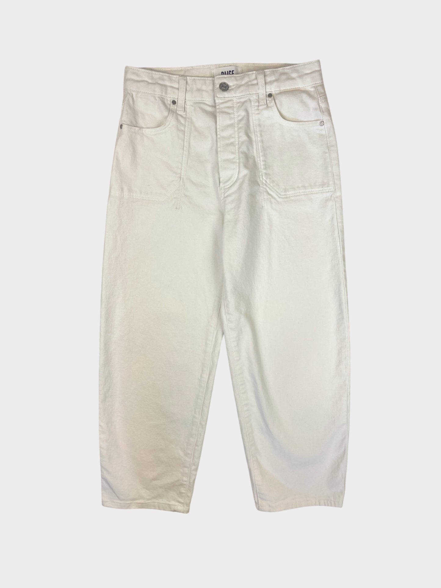 Paige Alexis Barrel Leg Jeans, Size 26
