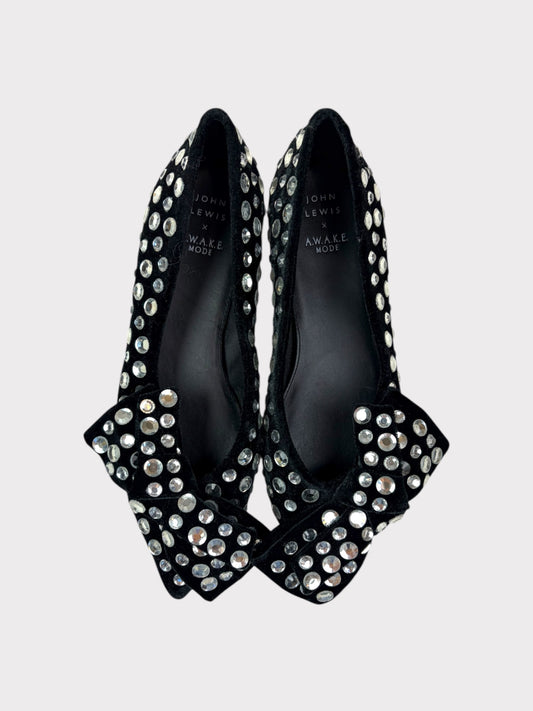 John Lewis X A.W.A.K.E Mode Ballet Flats, Size 3