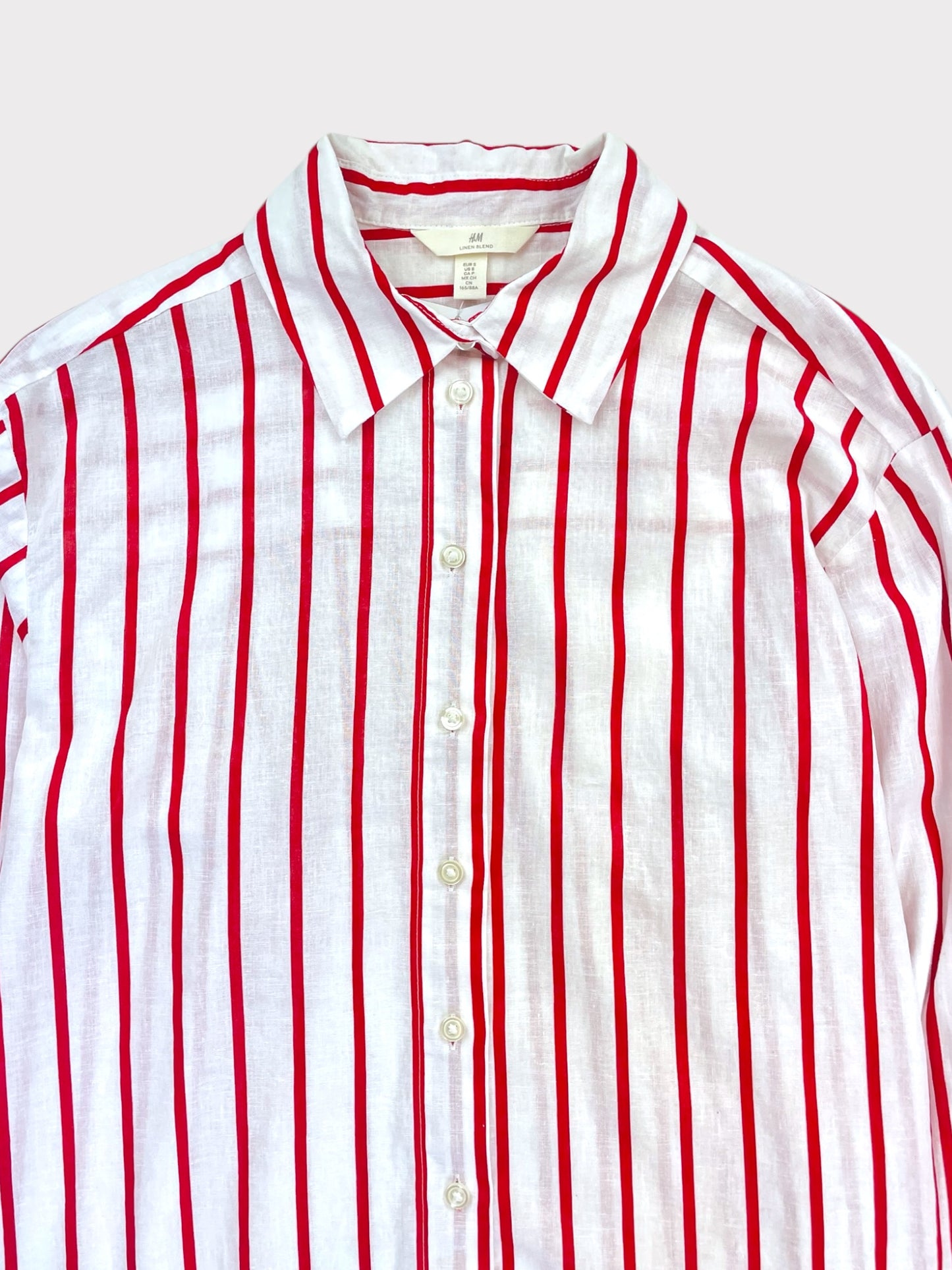 H&M Linen Blend Shirt, Size S