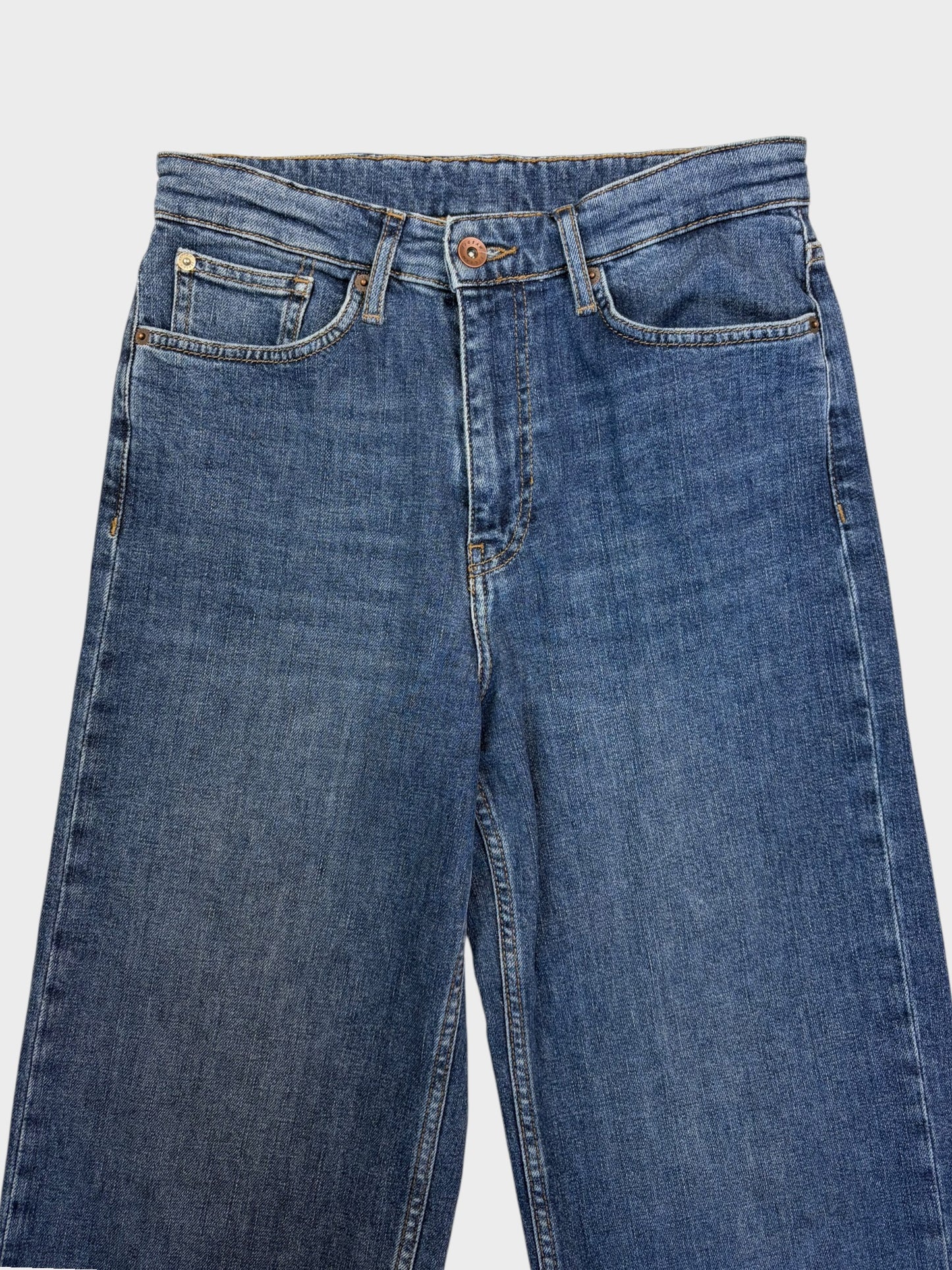 Jigsaw Wide Leg Crop Jeans, Size 28. Fit a size 10