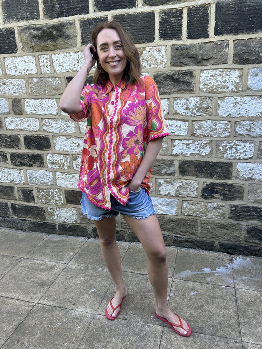 Farm Rio Shirt, Size M