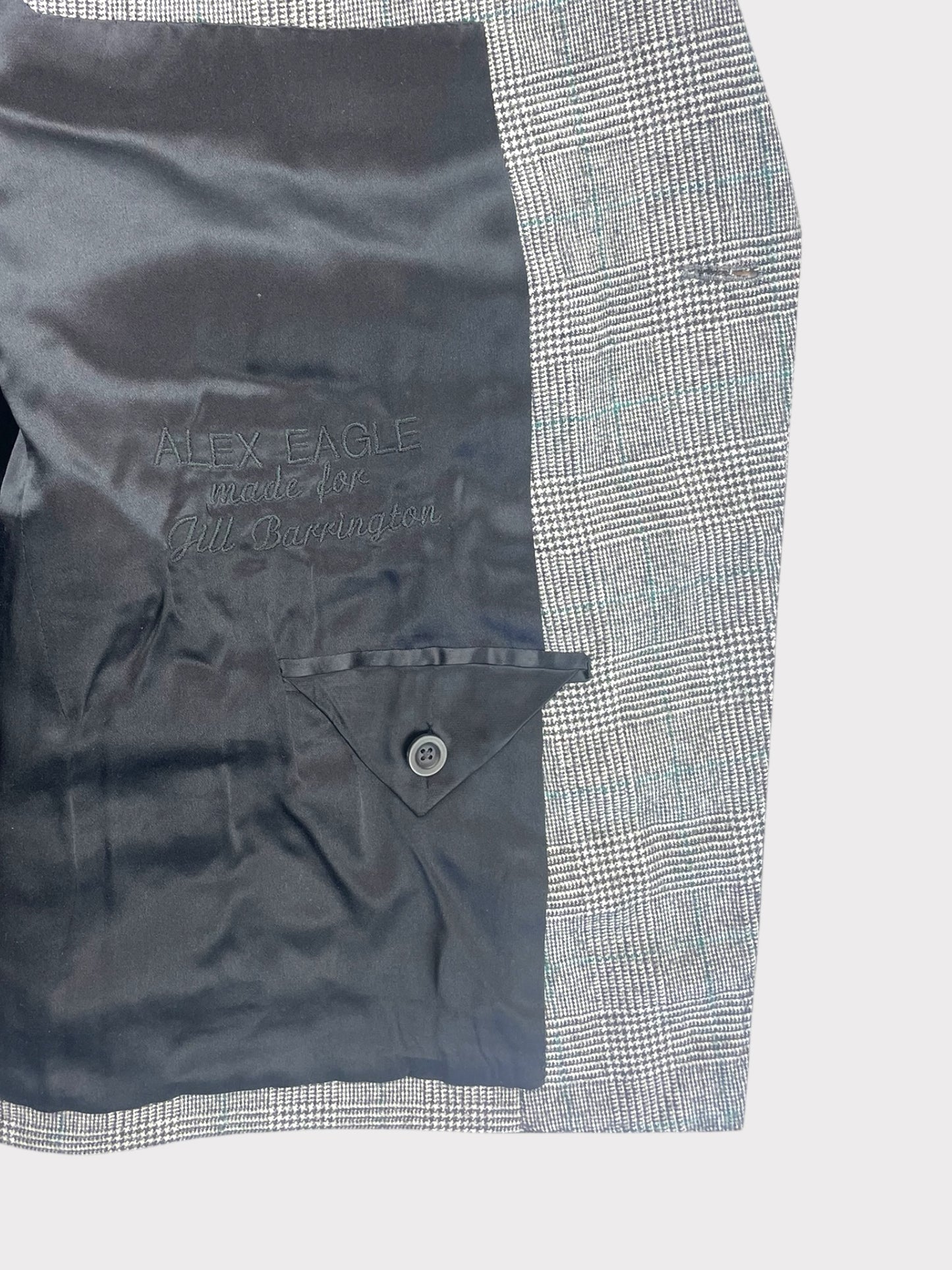Alex Eagle Wool/Cashmere Bespoke Suit, fits a size 8