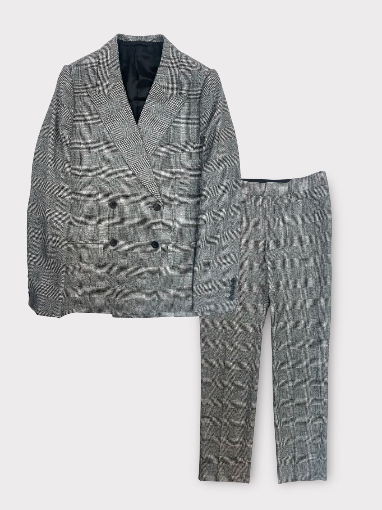 Alex Eagle Wool/Cashmere Bespoke Suit, fits a size 8