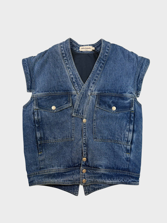 Lollys Laundry Denim Waistcoat, Size M, BNWT