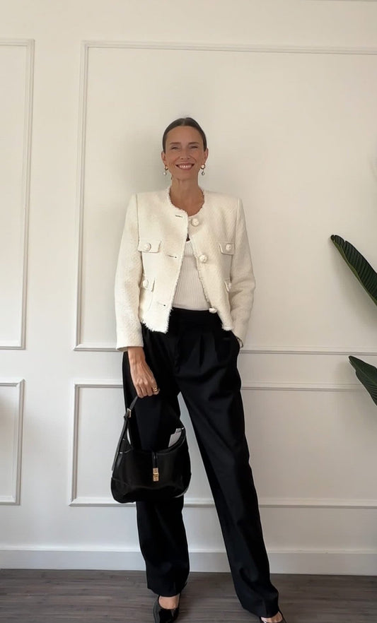 H&M Wide Leg Trousers, Size 36