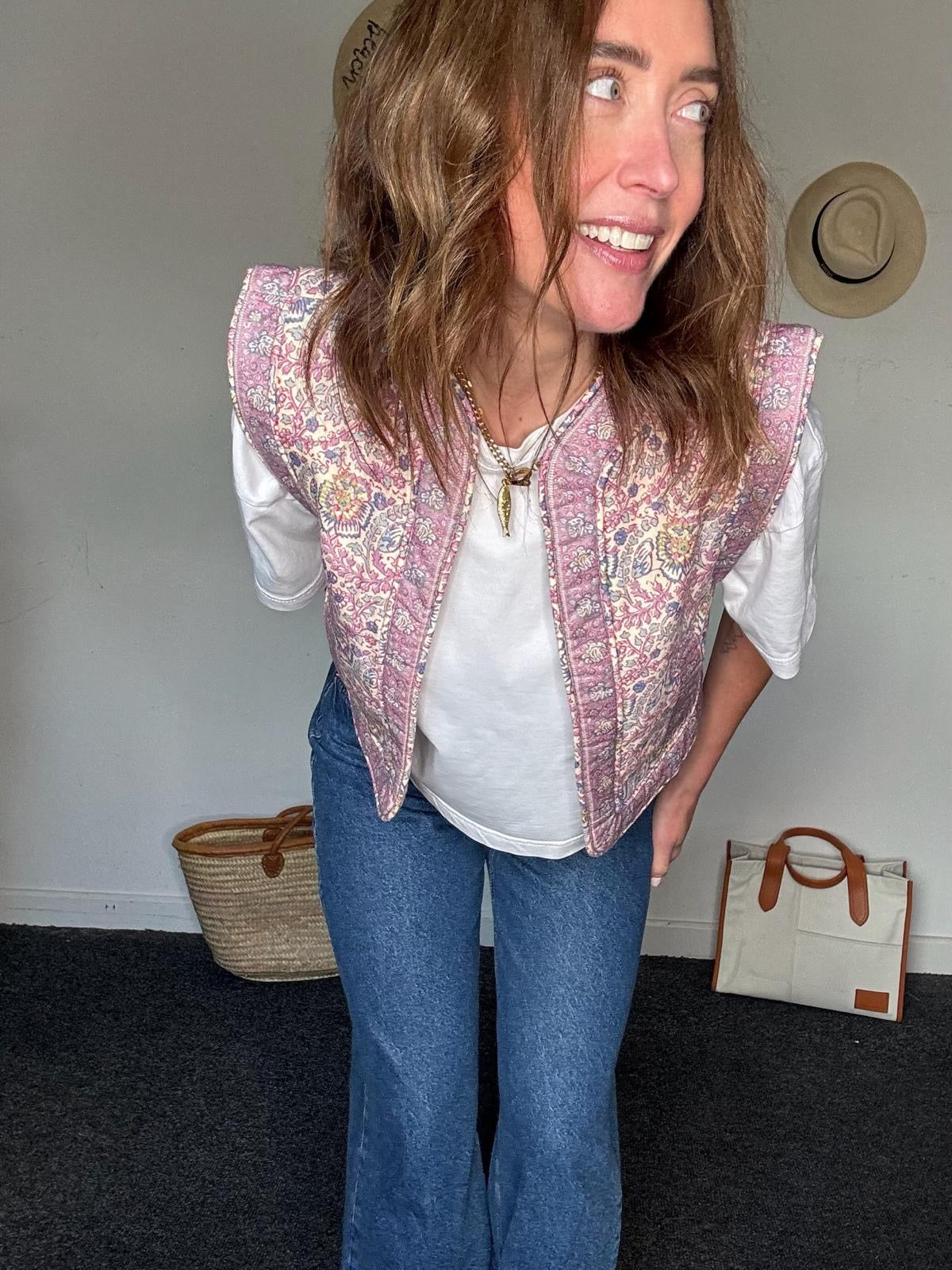 Sezane X Sea New York Waistcoat, Fits an 8 or 10 fine BNWT
