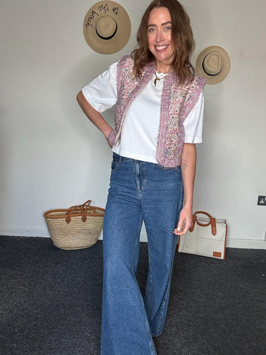 Sezane X Sea New York Waistcoat, Fits an 8 or 10 fine BNWT